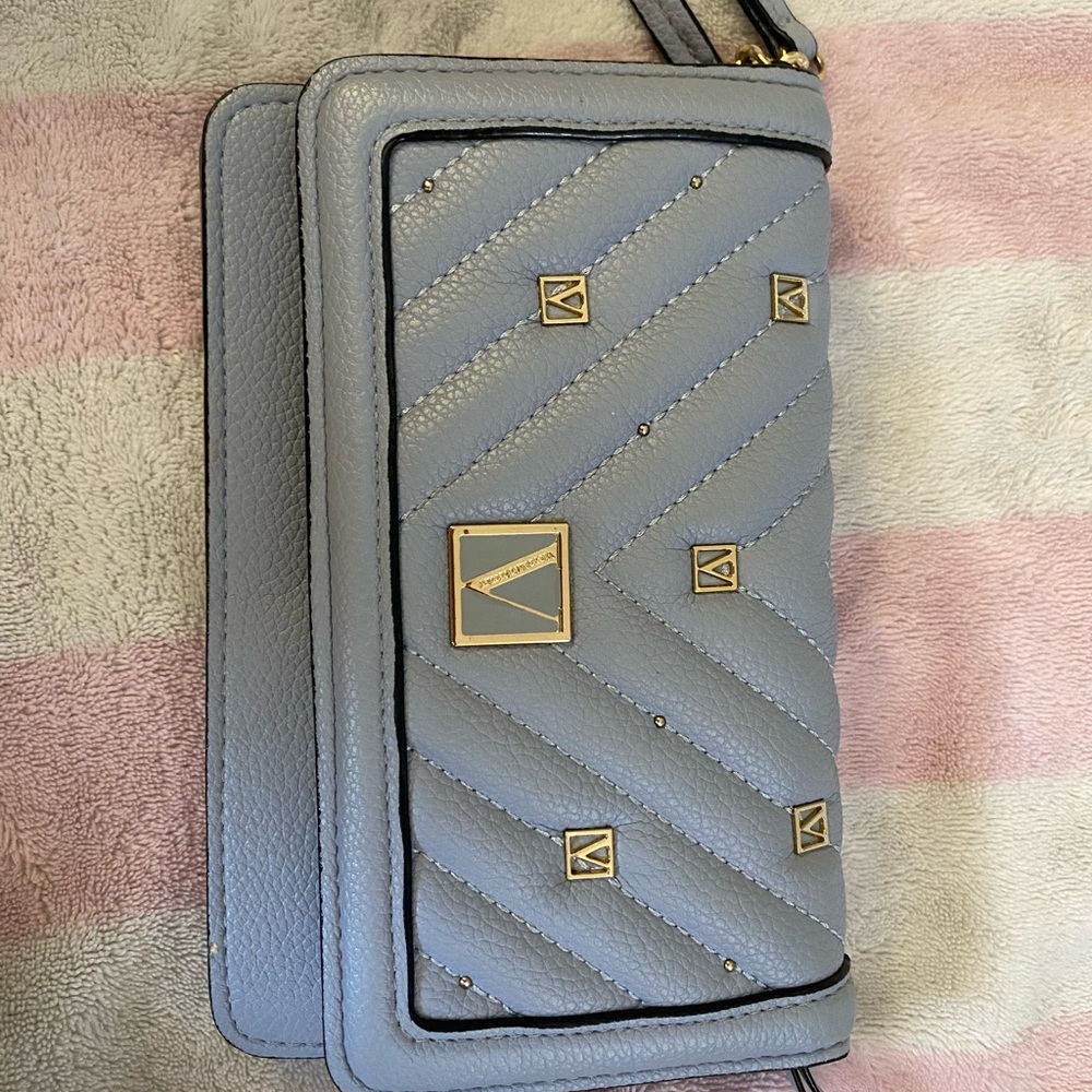 Victoria’s Seceet Blue Quilted Women's Wallet Phone Case